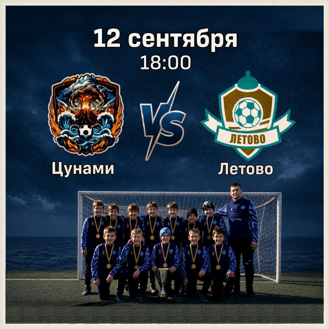 Стихия-Цунами — Летово, 12 сентября, 18:00, Лужники (поле 4)