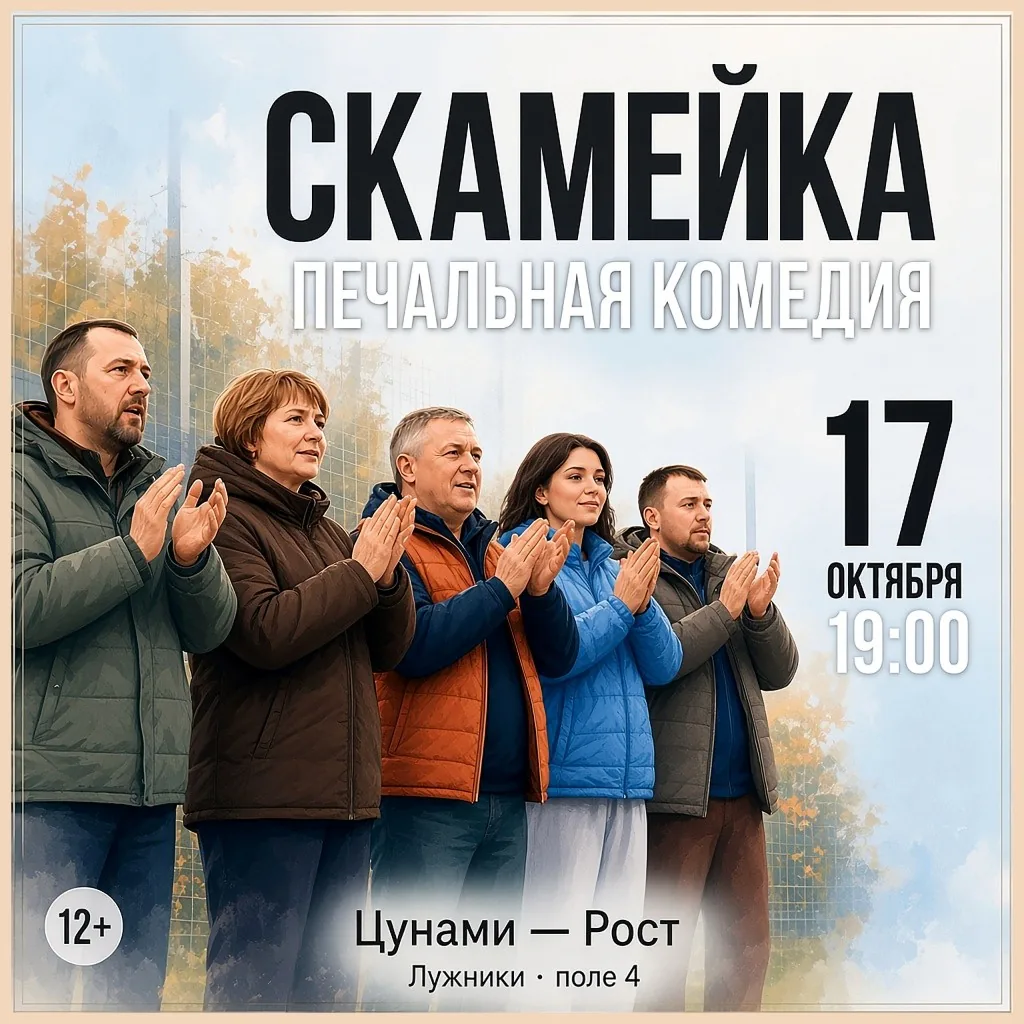 Стихия-Цунами — Рост, 17 октября, 19:00, Лужники (поле 4)