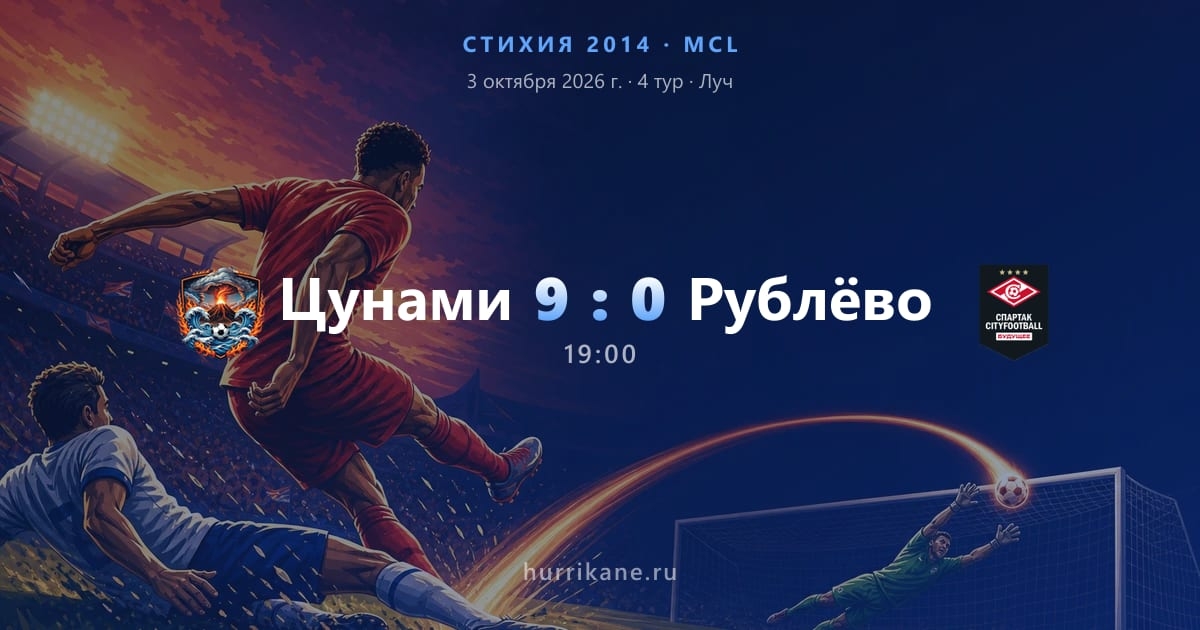 Цунами - SCFA Рублево. Обзор